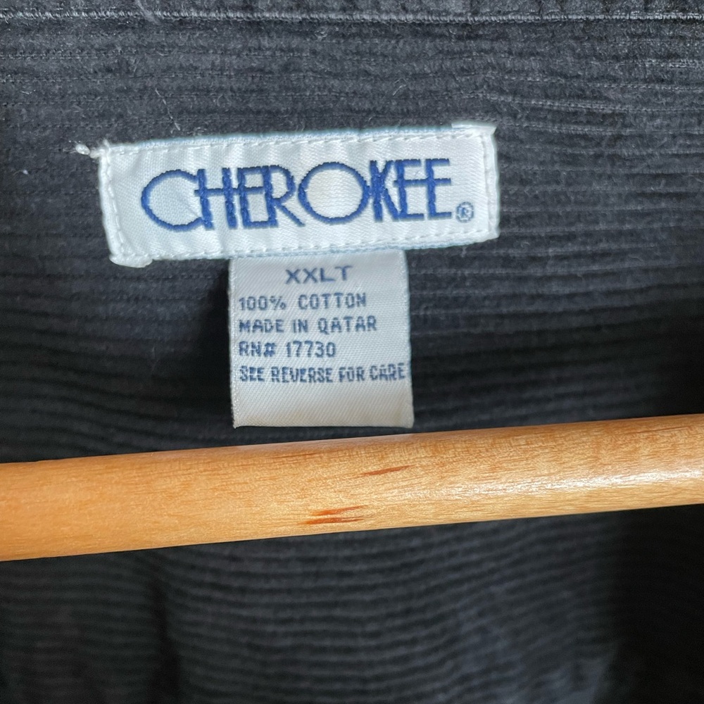 Vintage Cherokee Black Corduroy Shirt - Picture 5 of 9
